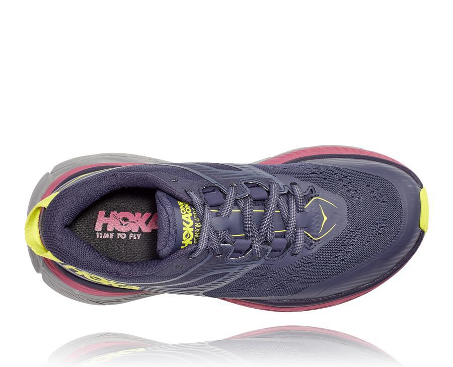 Hoka One One Trail Schoenen Dames - Stinson Atr 6 - Donkerblauw - NA0492876